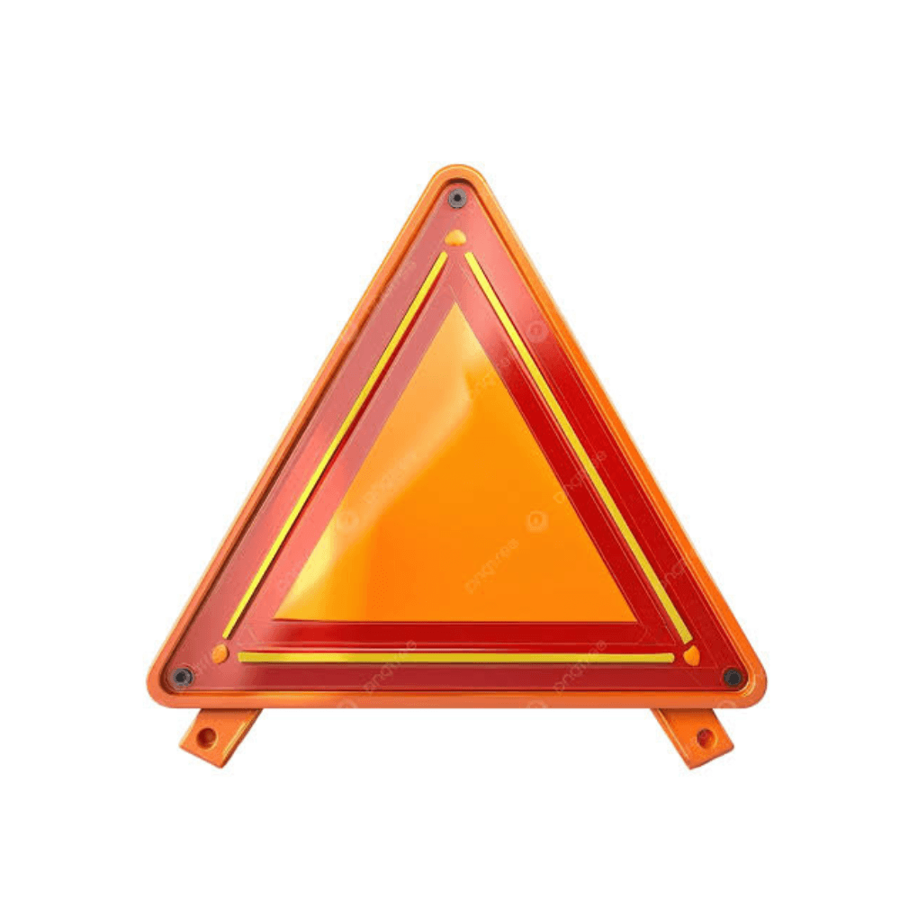 Reflective Warning Triangle