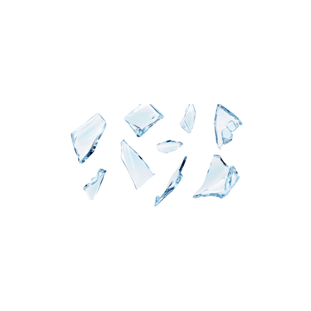 Natural Clear Glass Fall